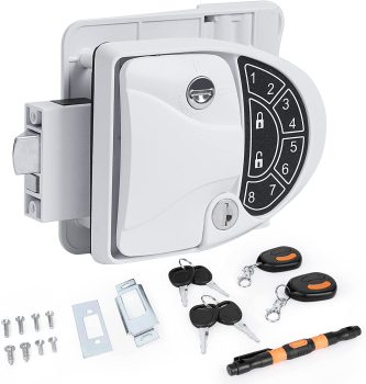 BIGTUR RV Keyless Entry Door Lock Latch Handle