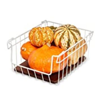 iDesign The Ría Safford Collection Open Front Wire Basket