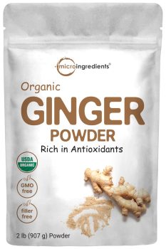 Micro Ingredients Organic Ground Ginger Powder, 2 Pounds