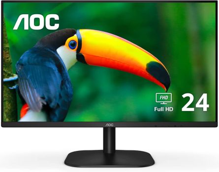 AOC 24B2XH 24-in 3-Sided Frameless Full HD IPS Monitor
