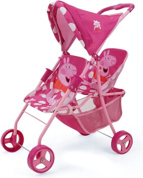 Peppa Pig: Doll Twin Stroller, Fits Dolls Up to 24-inch