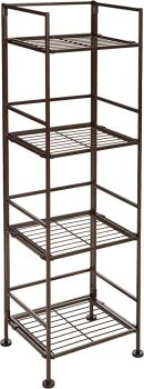 Amazon Basics 4-Tier Iron Tower Shelf