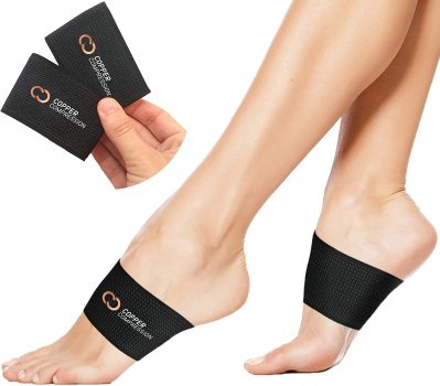 2-Count Copper Compression Copper Arch Support