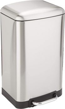Amazon Basics 20 Liter / 5.3 Gallon Soft-Close Trash Can