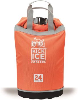 Lewis N. Clark KickIce Dry Bag + Soft Cooler, Holds 24 Cans, 15L
