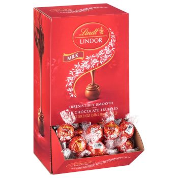 120-Count Lindt LINDOR Milk Chocolate Truffles 50.8-Oz