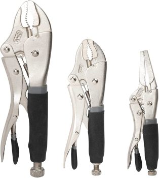 Amazon Basics 3-piece Locking Plier Set 20RS007