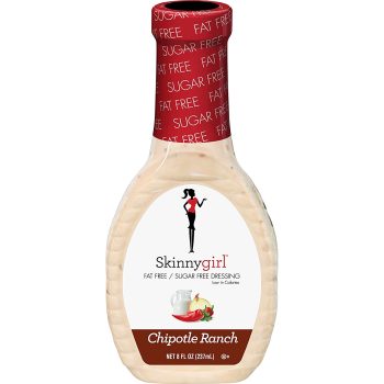 Skinnygirl Fat-Free Salad Dressing, Chipotle Ranch 8 Oz