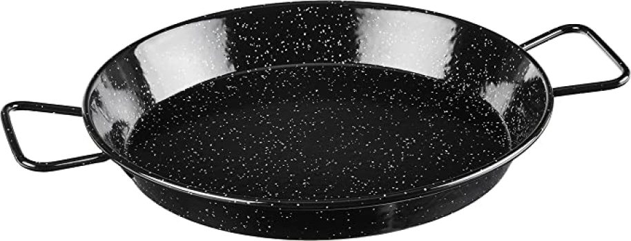Garcima 12-Inch Enameled Steel Paella Pan 30cm