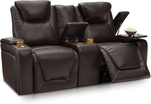 Seatcraft Vienna Home Theater Seating Loveseat w/Storage