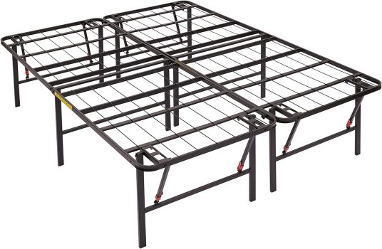Amazon Basics Foldable Metal Platform Bed Frame 18-In