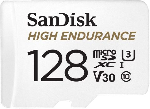 SanDisk 128GB High Endurance Video microSDXC Card w/Adapter