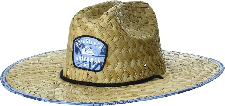 Quiksilver Outsider Waterman Sun Protection Lifeguard Straw Hat