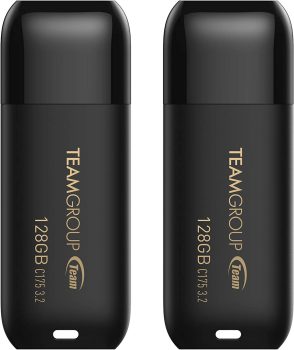 2-Pack TEAMGROUP C175 128GB USB 3.2 Gen 1 Flash Drive
