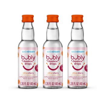 3-Pack Sodastream Bubly Bounce Drops Cherry Citrus Flavor