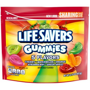 Life Savers Gummies 5 Flavors Candy, 14.5-Ounce Sharing Size Bag