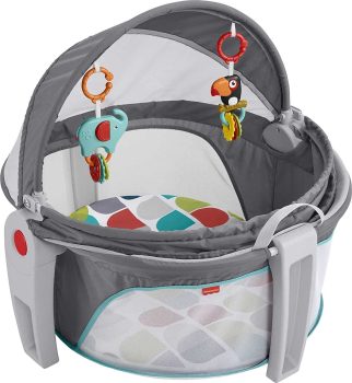 Fisher-Price Portable Bassinet & Play Space On-The-Go Baby Dome