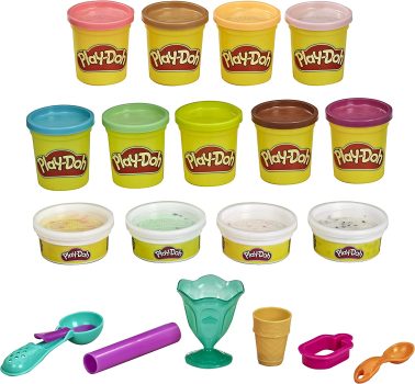 Play-Doh Bulk Ice Cream Theme 13-Pack of Non-Toxic Modeling Compound