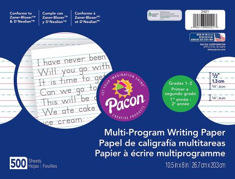 Pacon Multi-Program Handwriting Paper 500-Sheets
