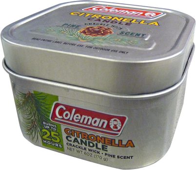 Coleman Scented Citronella Candle w/Wooden Crackle Wick 6-oz
