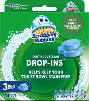 3CT Scrubbing Bubbles Continuous Clean Drop-Ins Toilet Cleaner Tablet