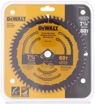 DEWALT Circular Saw Blade, 7 1/4 Inch, 60 Tooth, Wood Cutting