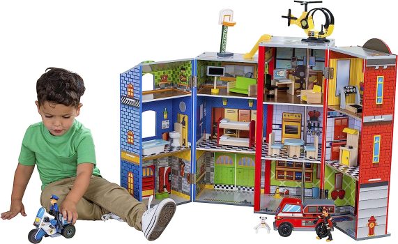 35-Piece KidKraft Everyday Heroes Wooden Playset