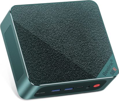 Beelink SER6 Mini PC w/AMD Ryzen 7 6800H, 500GB SSD