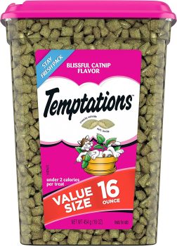 TEMPTATIONS Classic Crunchy & Soft Cat Treats 16oz Tub