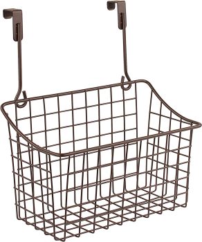 Spectrum Grid Over the Cabinet Wire Storage Basket Medium
