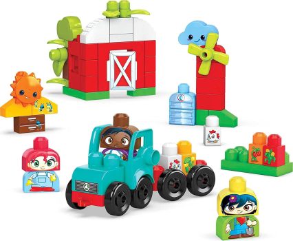 MEGA BLOKS Fisher-Price Toddler Building Blocks 51 Pieces