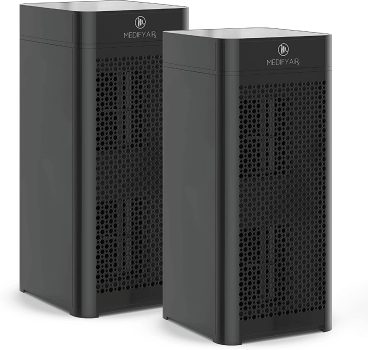 2-Pack Medify MA-40 Air Purifier w/H13 True HEPA Filter