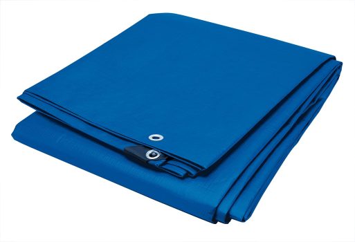 Performance Tool 5ft x 7ft Tarp Cover Blue Waterproof