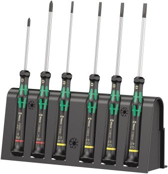 Wera Kraftform MicroSlotted/Phillips Electronics Screwdriver Set
