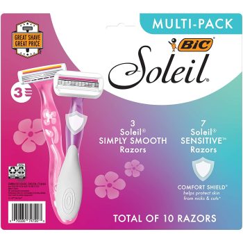 10CT BIC Soleil Simply Smooth Womens Disposable Razors