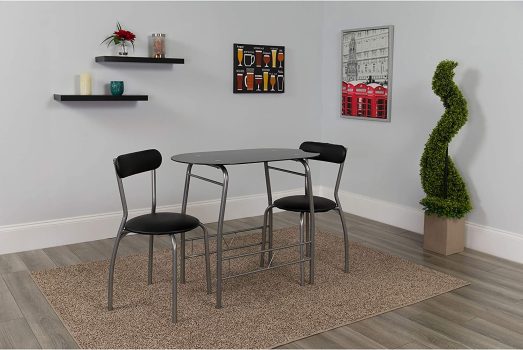 Flash Furniture Sutton 3 Piece Space-Saver Bistro Set