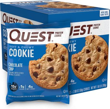 12-Ct Quest Nutrition Chocolate Chip Protein Cookie