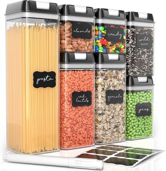 7-Pack Simply Gourmet Food Storage Containers for Kitchen