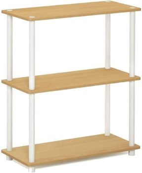Furinno Turn-N-Tube Display Rack, 3-Tier Single