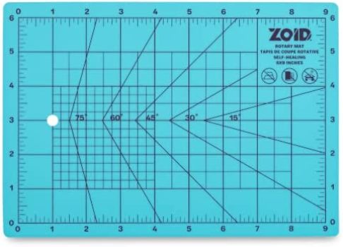 Zoid 9-in x 6-in Self-Healing Cutting Mat