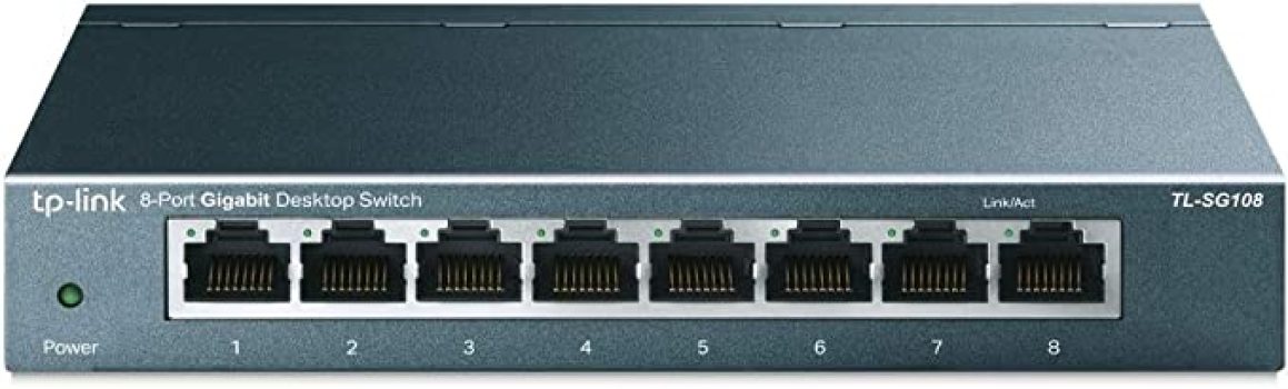 TP-Link 8 Port Gigabit Ethernet Network Switch TL-SG108