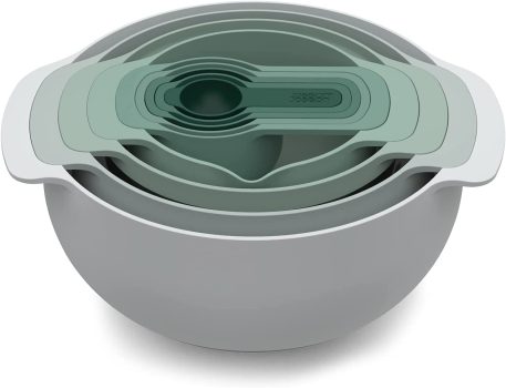 Joseph Joseph Nest 9 Plus Mixing Bowl & Measuring Cup Set 9-Pcs