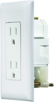 RV Designer S811 Self Contained Dual Outlet with Cover Plate