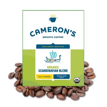 Cameron’s Coffee Organic Scandinavian Blend Whole Bean Coffee