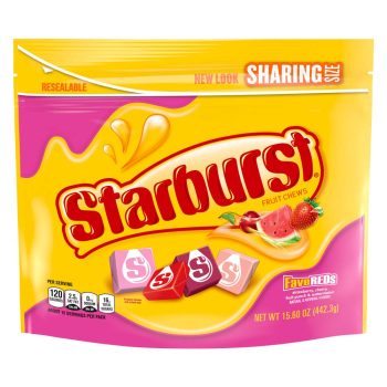 Starburst FaveREDs Fruit Chews Candy 15.6-Oz