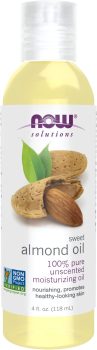 NOW Solutions, Sweet Almond Oil, 100% Pure Moisturizing Oil