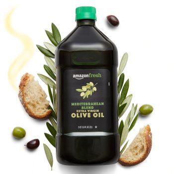 Amazon Fresh Mediterranean Blend Extra Virgin Olive Oil 2QT