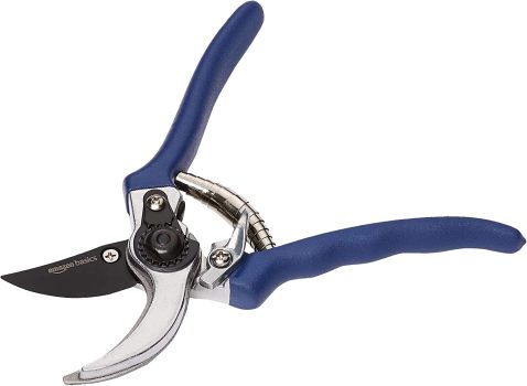 Amazon Basics 8-Inch Steel Bypass Pruning Shears