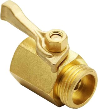 Twinkle Star Heavy-Duty Brass Garden Hose Connector, Type B