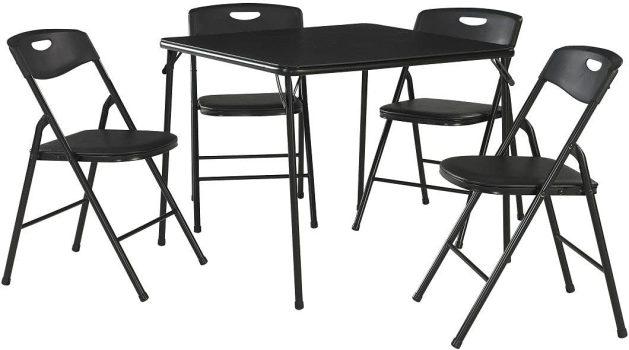 COSCO 5-Piece Folding Table and Chair Set